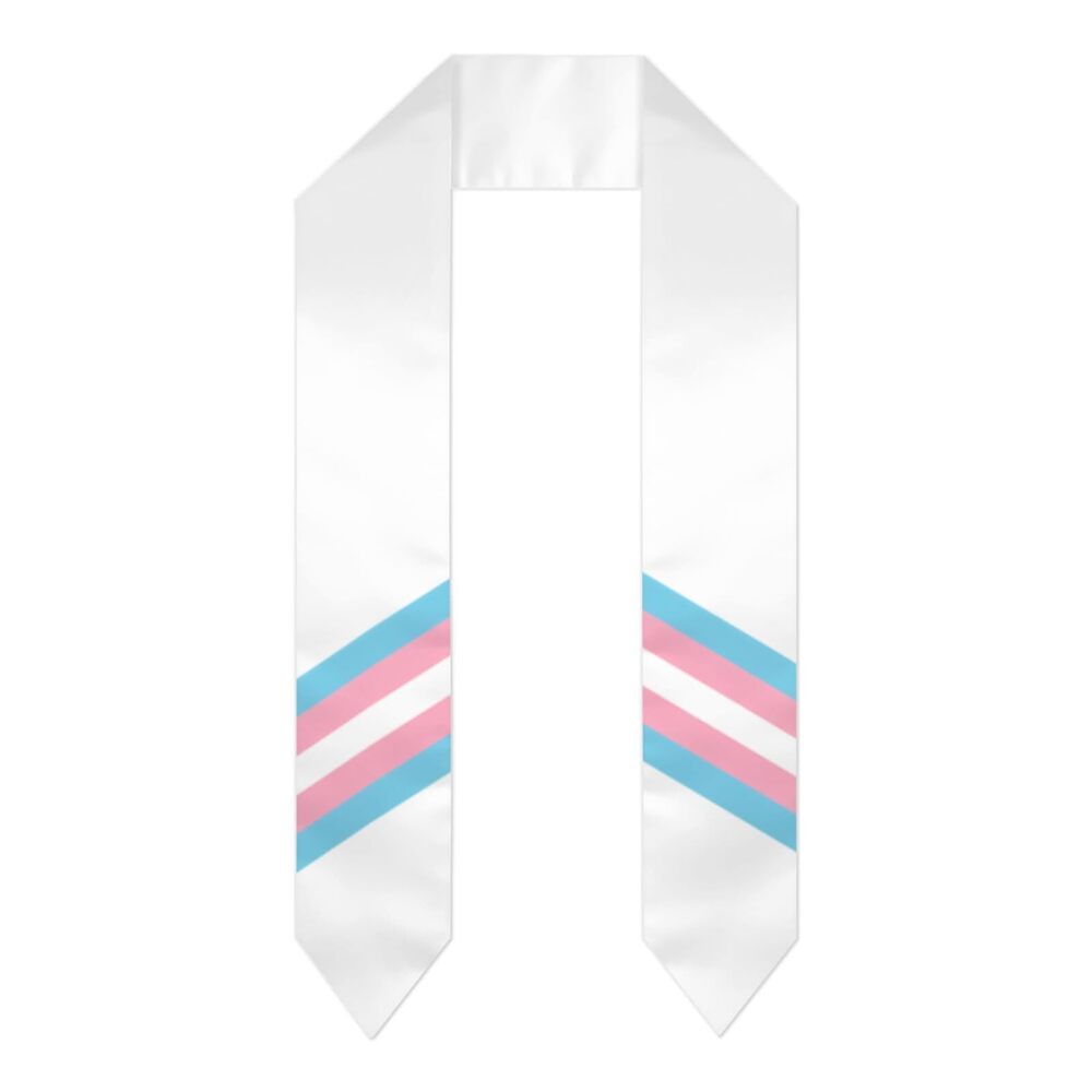 2576 Transgender Flag Graduation Stole Class of 2025,LGBTQ Graduation Sash